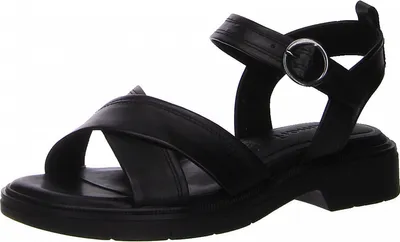 Produktbild von Tamaris  Damenschuhe Sandalen Flach Klettschuh Schwarz Freizeit, Schuhgröße:38 EU
