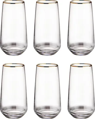 Produktbild von BUTLERS Longdrinkglas TOUCH OF GOLD 6er-Set