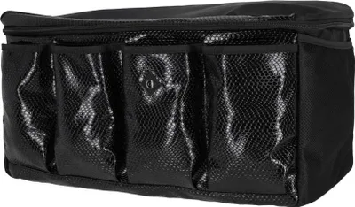 Image de Sac de boxe QHP Croco, couleur : noir