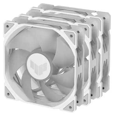 Produktbild von ASUS TUF GAMING TR120 ARGB 3IN1 White, Luftkühlung, 12 cm, 2000 RPM, Weiß