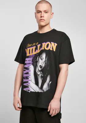 Produktbild von Mister Tee Aaliyah One In A Million Oversize T-shirt Schwarz 2XL Mann Schwarz 2XL