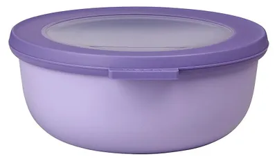 Produktbild von Mepal - Multi Bowl Cirqula Round - Vorratsdose mit Deckel - Geeignet als Luftdichte Aufbewahrungsbox für den Kühlschrank, Mikrowellengeschirr & als Frischhaltedosen - 750 ml - Nordic Lilac