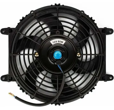 Produktbild von 1 Stück Universal-Elektrolüfter – 12-V-Kühlerlüfter – Motorlüfterflügel – 80 W