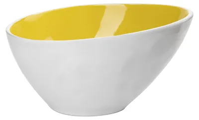 Image de BOL À SALADE ARANCINI, JAUNE, 15,6 x 11,8 cm