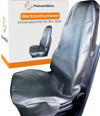 Produktbild von Sitzbezug Kunstleder - Sitzschoner Werkstattschoner wasserabweisend Schonbezüge Autositz - Robuster Auto Sitzbezug