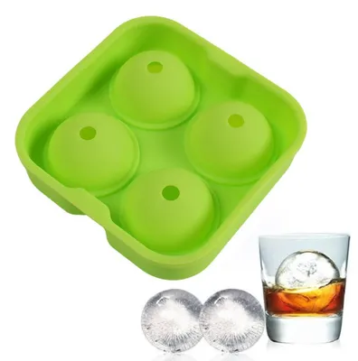 Obrázek produktu pro Formy na kostky ledu pro whisky koktejly, kulaté formy na kostky ledu pro snadné vyjmutí z mrazáku