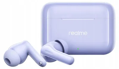 Zdjęcie produktu dla Słuchawki dokanałowe REALME Buds T200 ANC TWS Fioletowy Purple