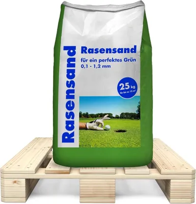 Produktbild von Hamann Mercatus Rasensand 0,1 -1,2 mm 45x 25 kg
