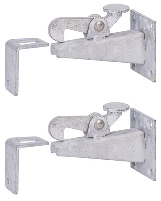 Türfeststeller, thermisch verzinkt, 100x65x50 mm, 2er-Set