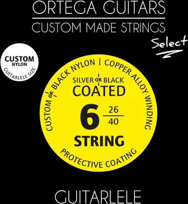 Produktbild von ORTEGA Guitarlele Saiten GTLS Serie, Custom Made, Multifilament-Nylon, Schutzbeschichtung