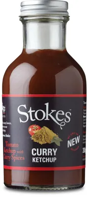 Obrázok produktu pre Stokes kari kečup s ovocnou pikantnou príchuťou 490 ml