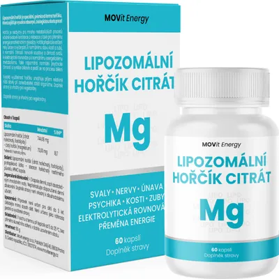 Produktbild von MOVit Liposomales Magnesiumcitrat , 60 vegetarische Kapseln