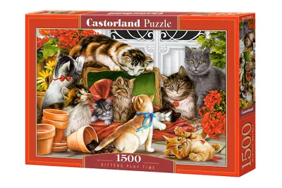 Image de Puzzle 1500 pièces Chatons en Jouet 151639