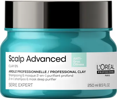 Produktbild von L'Oréal Professionnel - Tiefenreinigendes 2-in-1 Shampoo & Maske Scalp Advanced 500 ml