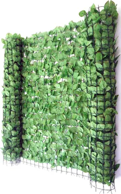 Produktbild von Balkonsichtschutz T811, Buchenhecke Sichtschutz Windschutz Verkleidung für Terrasse Zaun 300x100cm hell