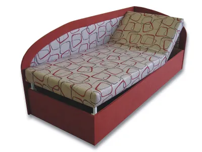 Obrázek produktu pro MOB, Jednolůžko 80 cm - Krista (Tehlová 41 + Dodo 1008) (P)