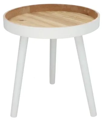 Immagine prodotto di Tavolino Laterale Design Moderno Legno MDF Soggiorno Camera 38x38x40cm