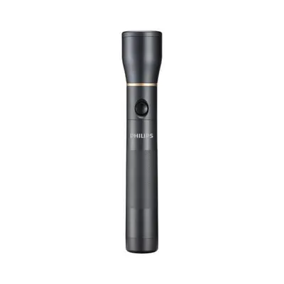 A Philips flashlight is shown against a white background.
