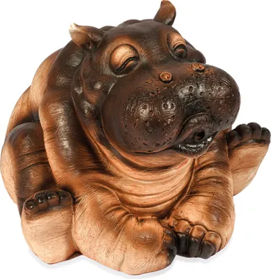 Produktbild von esotec Wasserspeier-Figuren Flusspferd Hippo | Einzelfigur Teichfigur 100740