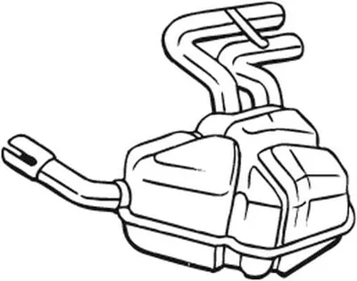 Produktbild von BOSAL 247-041 Endschalldämpfer für MINI Schrägheck (R50, R53) Auspuff