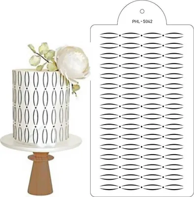 Zdjęcie produktu dla Szablon blaszany 40x21cm - Cakesicq