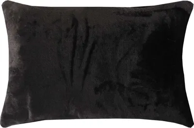 Immagine prodotto di Copricuscino "Celina", nel formato "40 x 60cm" - Nero - Copricuscino con zip
