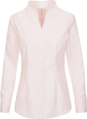 Produktbild von Seidensticker CITY-BLUSE Damen Bluse Langarm Kelch Slim-Fit Rosa 42