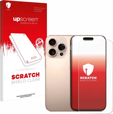 Produktbild von upscreen Schutzfolie für Apple iPhone 16 Pro (Display+Kamera) Displayschutz Displayschutzfolie Folie Klar Transparent