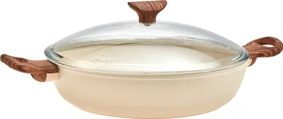 Produktbild von Sambonet Bratpfanne Rock 'n' Rose Creme - ø 28 cm / 3.6 Liter - Standard-Antihaftbeschichtung