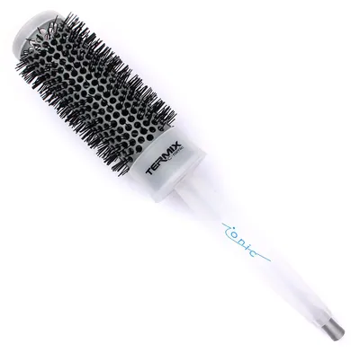 Imagen del producto de Termix C·Ramic, cepillo redondo para el cabello, 32 mm, para adultos, color blanco, diseño liso, ideal para niñas, diámetro de 3,2 cm
