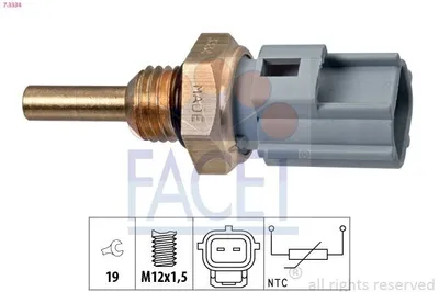 Produktbild von FACET Kühlmitteltemperatursensor 7.3334 für SUZUKI SWIFT III (MZ, EZ)