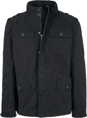 Produktbild von Build Your Brandit 3116 | Herren Feldjacke, Britannia Jacket, im Used Look - Farbe: Black - Größe: 4XL