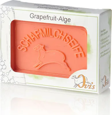 Produktbild von Ovis Schafmilchseife Naturprodukte Grapefruit Alge Verpackt 100g