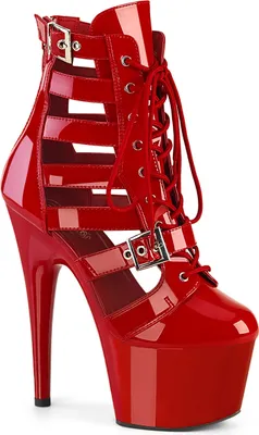 Produktbild von ADORE-1013MST Damen Booties von Pleaser, Rot , EU 40, US 10