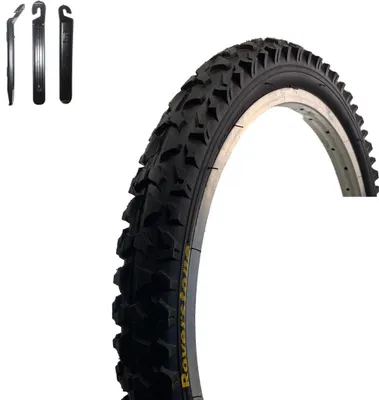 Produktbild von 1 x Roverstone A109 Fahrradreifen 20 x 2,125 (57-406) Schwarz inkl. Reifenheber