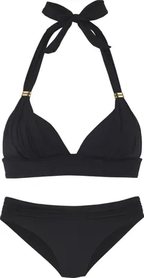 Produktbild von LASCANA Triangel-Bikini Toni schwarz Größe 38 Cup B