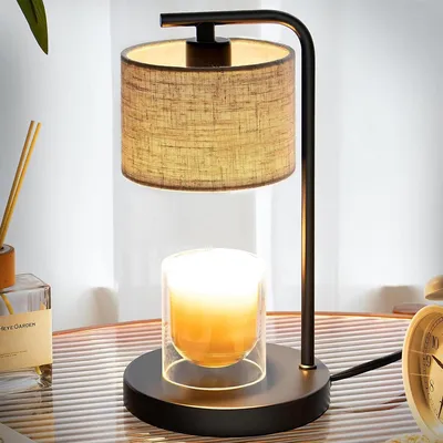 Produktbild von Kerzenwärmer Lampe, Elektrische Kerze Lampe Wärmer mit Timer, Einstellbare Höhe und Helligkeit, Geburtstagsgeschenk für Frauen, Mutter