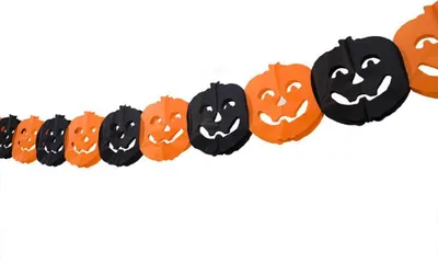 Image de Guirlande avec Citrouilles, Décoration - Halloween