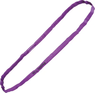 Produktbild von Safetytex Rundschlinge 1000kg Tragkraft, 1m Umfang, Hebeschlinge, violett