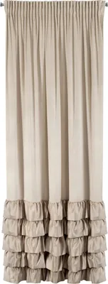 Image de Rideau 140x270 Dani beige velours prêt à poser Eurofirany