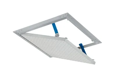 Produktbild von Revisionsklappe AluPlana® Acoustic mit 12,5 mm GKB Lochplatte 12/25Q 300 mm x 300 mm
