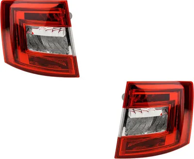 Image de Johns, feu arrière compatible avec Skoda Octavia LED (5E) 11/12-02/17 Jeu de feux gauche et droit.