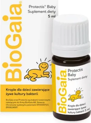 Produktbild von BIOGAIA PROTECTIS BABY Tropfen Probiotic Probiotisch 5ML Probiotika für Säugling, MiL4 UNTERSETZER