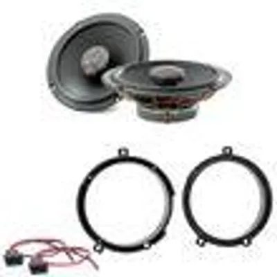 Produktbild von Focal ICU165 2-Wege Koax Lautsprecher Einbauset für Mercedes C Klasse W202 vorne