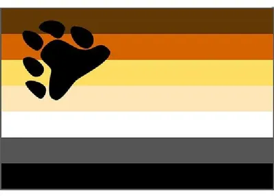 Produktbild von Gay Pride Bear Flag/Flagge 90 x 150 cm