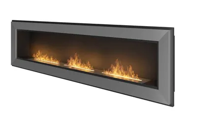 Productafbeelding van InFire Frame 1800 ethanolkachel AMA D, zonder veiligheidsglas, roestvrij staal