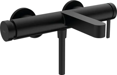 Zdjęcie produktu dla Hansgrohe bateria wannowa natynkowa Finoris czarny matowy, 76420670