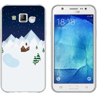 Produktbild von PhoneNatic Case kompatibel mit Samsung Galaxy J5 (2016) J510 Silikon-Hülle X Mas Weihnachten Winterwonderland M6