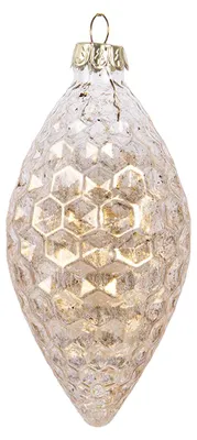 Immagine prodotto di Guaina natalizia Clayre & Eef Ø 6x12 cm Vetro color oro