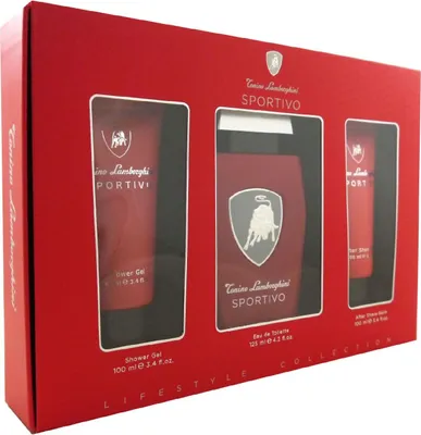 Produktbild von Tonino Lamborghini Sportivo Set 125 ml EDT & 100 ml SG & 100 ml After Shave Balm
